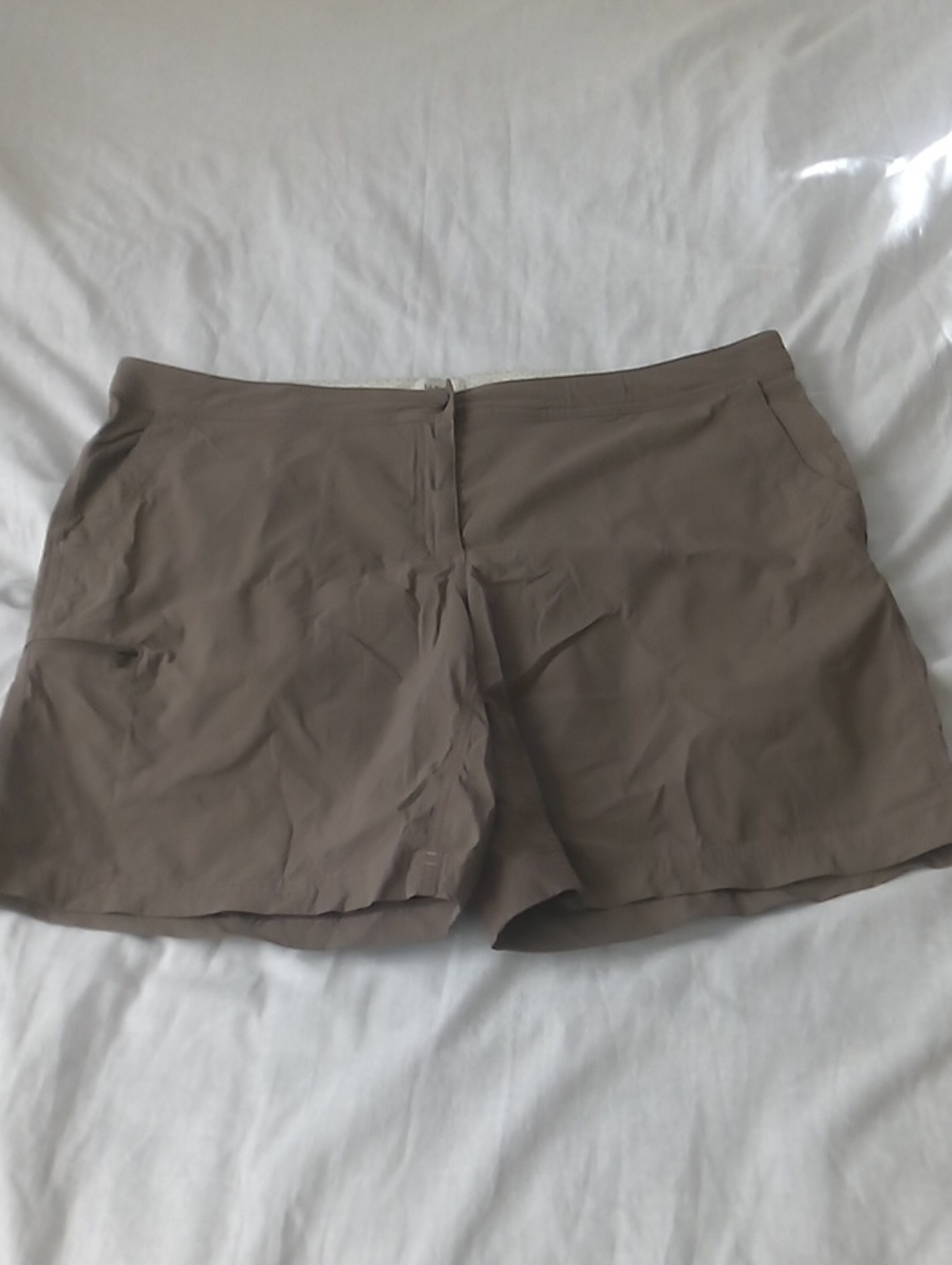 L.L. Bean Women's Taupe Casual Bermuda Shorts